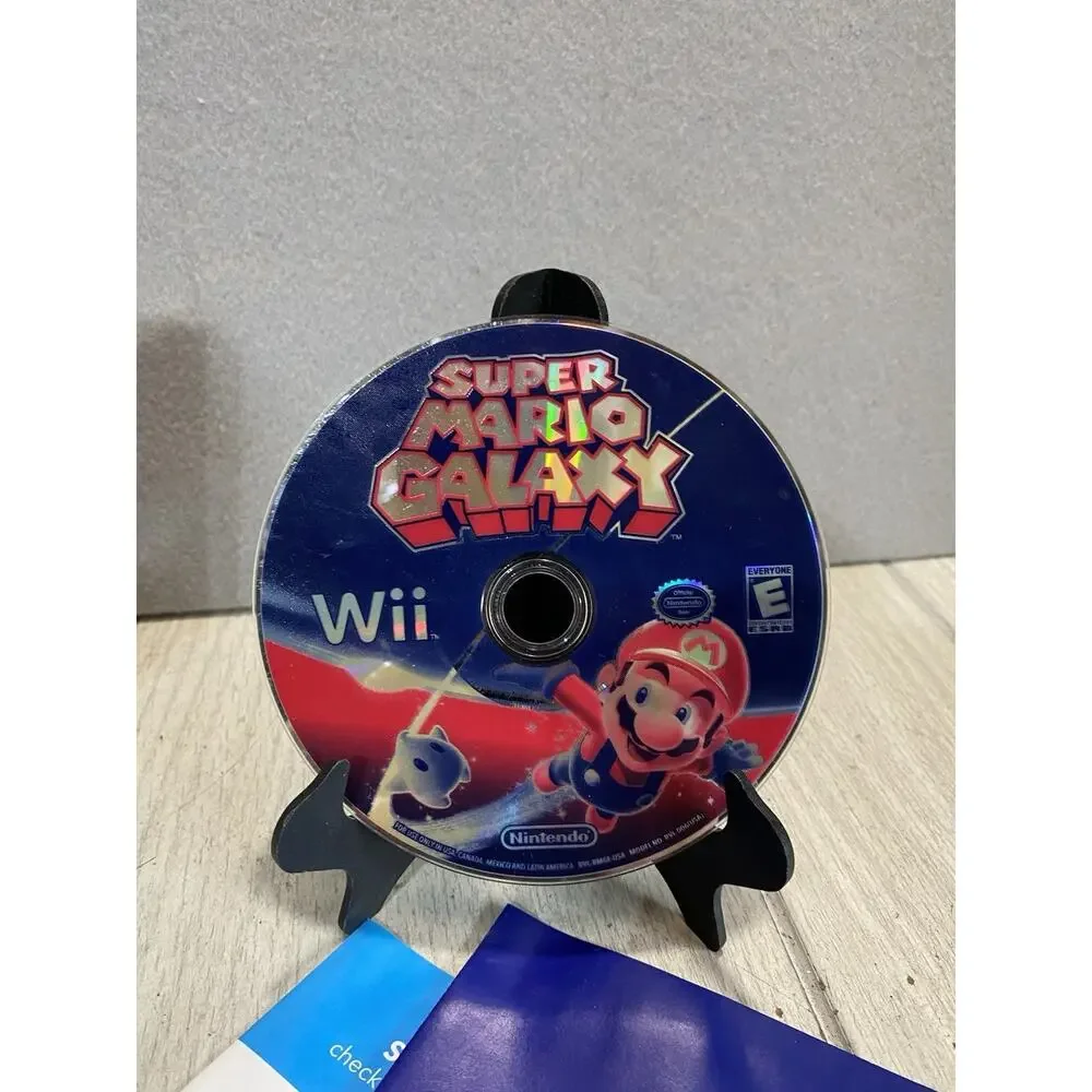 Super Mario Galaxy Nintendo Wii Video Game CIB Complete With Manual TESTED